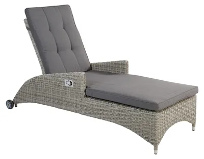 Produktbild von LC Garden »Bilbao« Sonnenliege Gartenliege Relax grau-mix