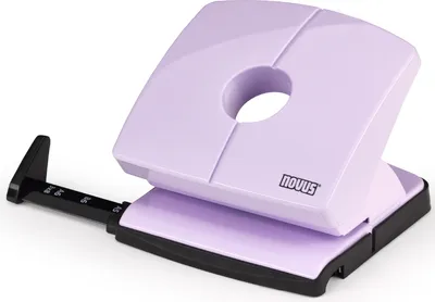 Produktbild von NOVUS Locher B220 Color ID 2.0 (20 Blatt Lochleistung, fest einrastende Anschlagschiene, Funktionsteile aus Metall) pretty lilac