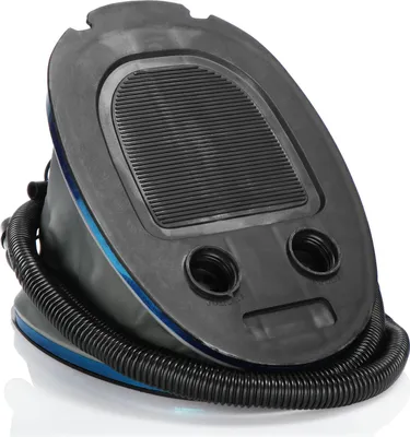 Produktbild von COM-FOUR® Fußluftpumpe mit 2 Luft-Düsen, Luftpumpe mit 5 Liter Volumen, zum Aufblasen und Absaugen von Matratzen und Aufblasobjekten