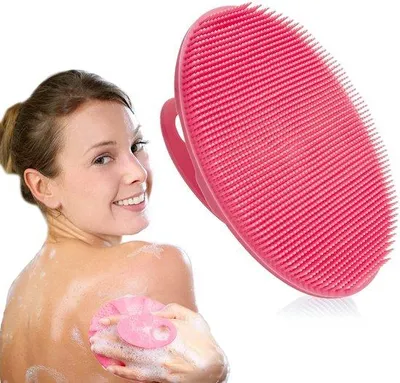 Produktbild von Silikon-Körperbürste für Dusche und Peeling - Doppelseitig