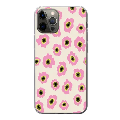 Produktbild von MuchoWow® Handyhülle Schutzhülle Hülle für iPhone 13 Pro Blume - Muster - Abstrakt Silikon Softcase Handy Hülle - Handy-Tasche - Geburtstag Teenager