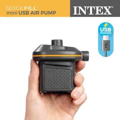 Zdjęcie produktu dla Pompka elektryczna, mini kompresor, zasilany USB, Intex 66635