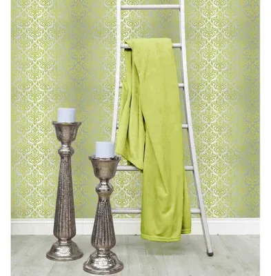 Produktbild von Heckett & Lane Microfaser Kuscheldecke HnL Flanell Wohndecke Sofadecke flauschig Pflegeleicht und allergikerfreundlich 140x200 cm Apfelgrün