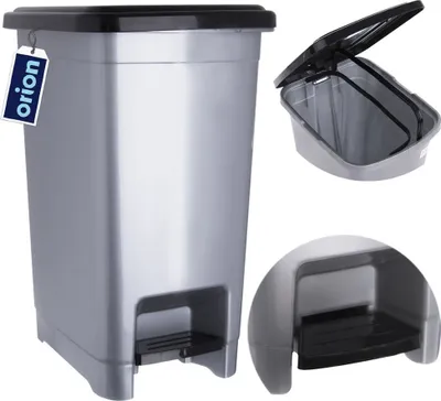 Obrázek produktu pro Orion pedálový odpadkový koš Pedálový odpadkový koš s víkem úzký 25 l