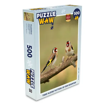 Obrázek produktu pro MuchoWow MuchoWow® Puzzle 500 ks Dva malí zlatohlávci na větvi stromu