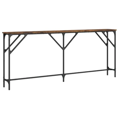 Obrázok produktu pre vidaXL Konzolový stôl smoke oak 180x23x75 cm materiál na báze dreva