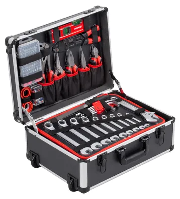 Produktbild von Meister Werkzeugtrolley 238-teilig Werkzeug-Set Profi Werkzeugkoffer befüllt