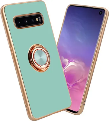 Zdjęcie produktu dla Etui ochronne Cadorabo do Samsung Galaxy S10 4G w kolorze turkusowym etui na aparat ochrona magnetyczny uchwyt samochodowy