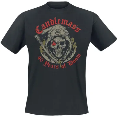 Produktbild von Candlemass T-Shirt Herren Reaper schwarz Band-Merch, Bands 100% Baumwolle M