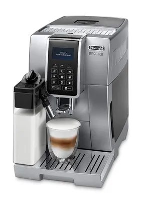 Obrázok produktu pre De’Longhi Dinamica Ecam 350.75.SB, Espresso kávovar, Kávové zrná, Mletá káva, 1450 W, Čierna, Strieborná