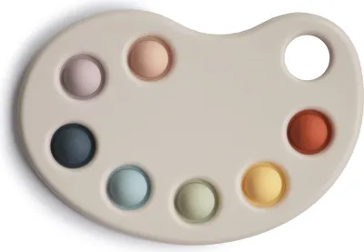 Produktbild von Mushie Fidget Toy Paint Palette Multi