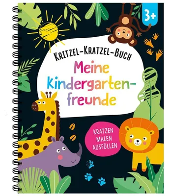 Produktbild von Kritzel-Kratzel-Buch Meine Kindergarten-Freunde