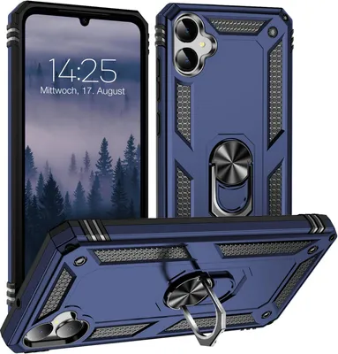 Produktbild von Armor Outdoor Handyhülle für Samsung Galaxy A05 Handy Panzer Case Cover Schutzhülle Farbe: Blau