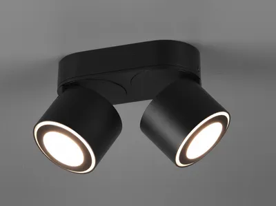 Immagine prodotto di Trio Taurus Plafoniera LED 2x5W nero opaco bianco caldo
