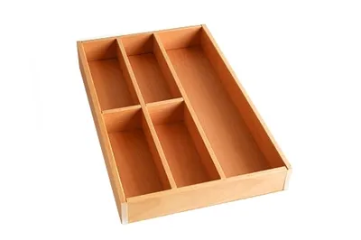 Produktbild von Besteckeinsatz BUCHE 40er Schubl. B 308 x T 479 mm passend für Grass Nova 16 mm Schubladen