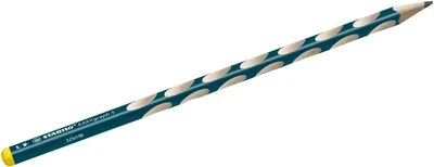 Produktbild von Schmaler Dreikant-Bleistift für Linkshänder - STABILO EASYgraph S in petrol - 6er Pack - Härtegrad HB