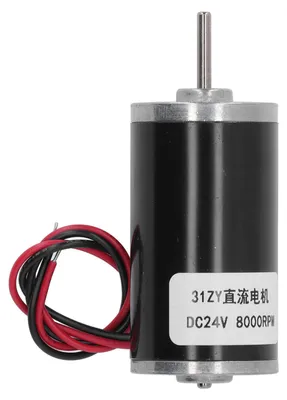 Produktbild von 31ZY Permanentmagnet-Elektromotor, hohe Torsion, einstellbare Geschwindigkeit, Metallgetriebe, DC 24 V, 8000 U/min