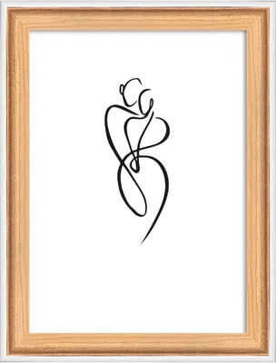 Produktbild von Walther Holzrahmen Silhouette 10x15 cm buche