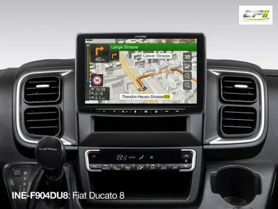 Produktbild von Alpine INE-F904DU8 SET Navigationssystem Fiat Ducato 8 9-Zoll Touchscreen DAB