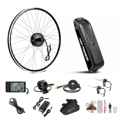 Produktbild von 28 Zoll 700C 350W Heckmotor E-Bike Kit Umbausatz mit 13Ah Akku für Kassette