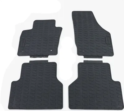 Produktbild von Premium Gummi Fußmatten Set 4-teilig Schwarz für Audi Q3 8U 12-18