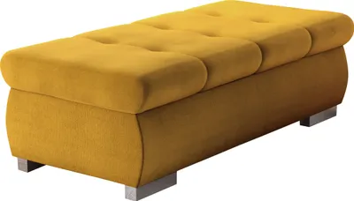 Produktbild von MIRJAN24 Polsterhocker Orkan Groß, Moderne Sitzhocker vom Hersteller, Holzkonstruktion, 120x60x39 cm (Farbe: Fresh 37)