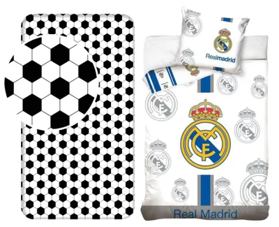 Produktbild von Schlafzimmer-Set von Real Madrid: Bettbezug und Bettlaken