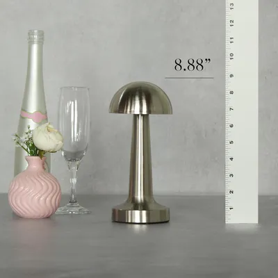 Produktbild von LED Tischleuchte USB wiederaufladbare LED Schreibtischlampe mit Touch Control, Dimmbar 3 Lichtfarben Nachttischlampe Leselampe fuer Bars Restaurants