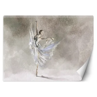 Produktbild von FOTOTAPETE Ballerina Frau Retro Textur 368x254 cm VLIES Tapete Wandtapete Wandbilder Wanddekoration Design Wohnzimmer Schlafzimmer Flur Büro Küche T-4-TF-18282-368x254