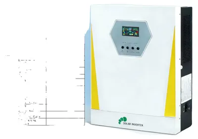 Productafbeelding van Hybride omvormer, zuivere sinusgolfuitgang, MPPT-laadregelaar, 24V, 3kW