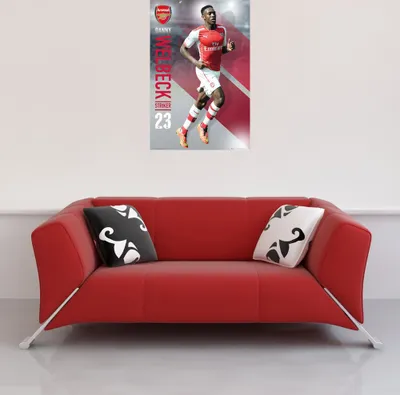 Produktbild von Fußball - Poster - Arsenal - Welbeck 14/15 + 1 Packung tesa Powerstrips® - Inhalt 20 Stück