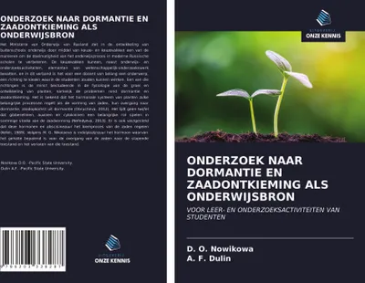 Produktbild von Onderzoek Naar Dormantie En Zaadontkieming Als Onderwijsbron