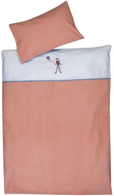 Produktbild von Schardt Baby Bettwäsche Set 4-tlg mit Nestchen Bettdecke Himmel Kopfkissen # 002