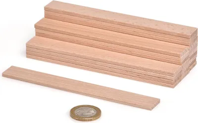 Obrázek produktu pro Metrie | lamelky na tvoření s dětmi, 3,2 mm x 16,0 mm x 128 mm, 200 ks