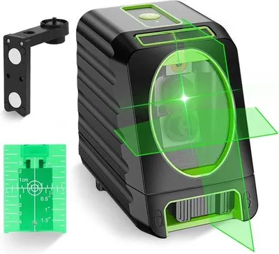 Produktbild von Famanu Laserwasserwaage - Selbstnivellierend, grüne Laserstrahlen, für Innen- und Außenbereich