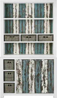 Produktbild von Bücherregal recyceltes Massivholz 125 cm modern