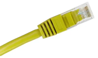 Zdjęcie produktu dla Kabel sieciowy Alantec KKU5CZA1 żółty 0,25 m Cat5e U/UTP (UTP)