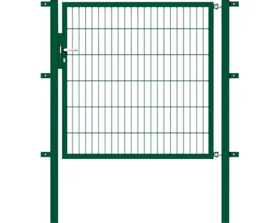 Image de Alberts 647223 Porte individuelle Flexo avec accessoires, vert, largeur 125 cm, hauteur 120 cm