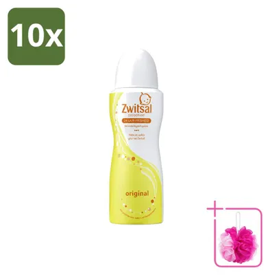 Productafbeelding van 10 x Zwitsal Original Deodorantspray - 100 ml - Voordeelverpakking - 10 stuks