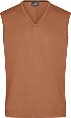 Produktbild von Klassischer Baumwoll-Pullunder camel, Gr. L