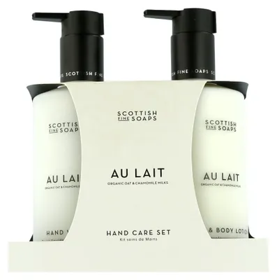 Obrázek produktu pro Sada péče o ruce Scottish Fine Soaps Au Lait (300 ml + 300 ml)