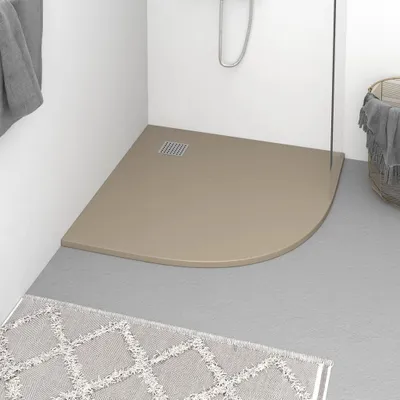 Immagine prodotto di The Living Store Piatto doccia SMC Brown 90x90 cm