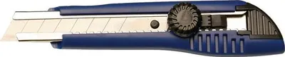 Produktbild von Cuttermesser Klingen-B.18mm L.167mm m.Feststellrädchen Ku.PROMAT