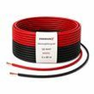 Produktbild von Premium X Fahrzeugleitung 20m 1,5mm² Rot/Schwarz Set Fahrzeugkabel Automobilkabel