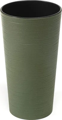 Produktbild von Blumentopf LAMELA Blumentopf LILIA ECO DLUTO - eingekerbt, Durchmesser 30cm, Höhe 57cm, grün