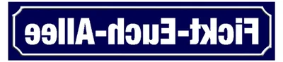 Produktbild von Metallschild Straßenschild Fickt-Euch-Allee 46x10 cm Wanddekoration