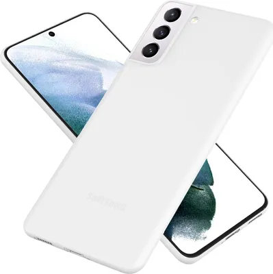 Image de NALIA Hard Case extra fin pour Samsung Galaxy S21, Ultra Slim Handy Cover Cover Blanc Transparent