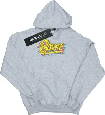 Obrázok produktu pre David Bowie - "90s" mikina s kapucňou pre ženy BI6453 (XL) (sivá)