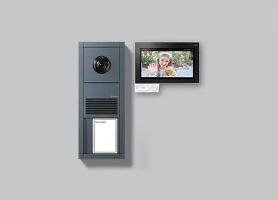 Produktbild von SIEDLE & SÖHNE Video-Sprechanlagen-Set VVA 700-1 AG Vario mit Axiom