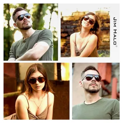 Produktbild von Polarisierte Sonnenbrille für Männer und Frauen, Retro-Pilotenschatten für das Fahren und Angeln